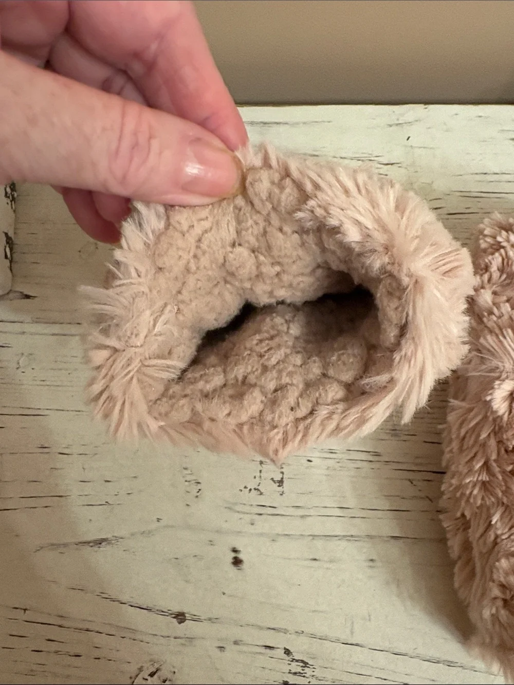Plush Hand Warmers - Blush Pink Faux Fur
